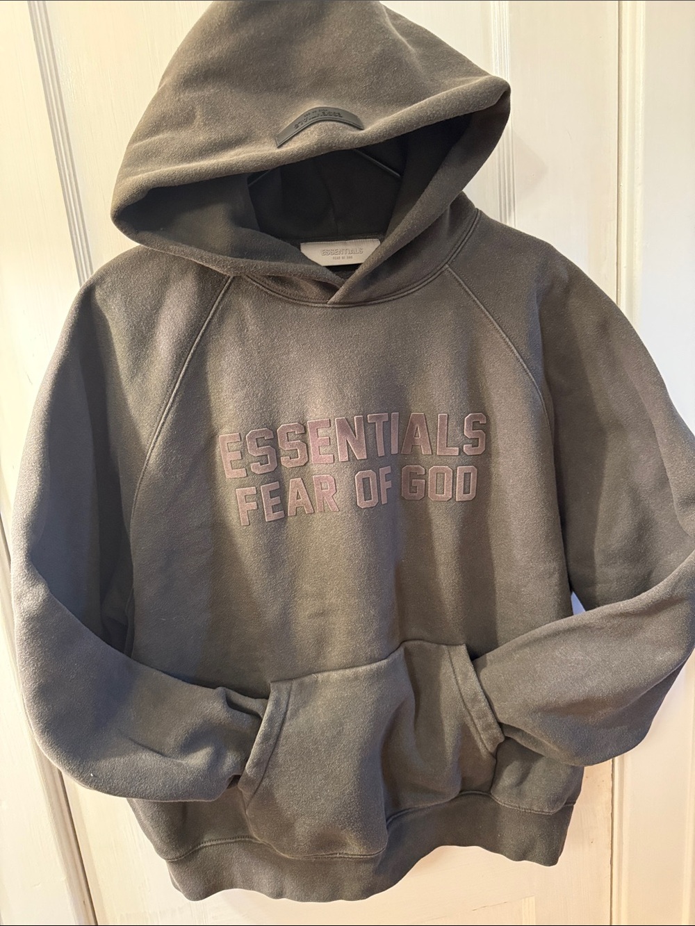 Fear of God Essentials Hoodie Charcoal Gray